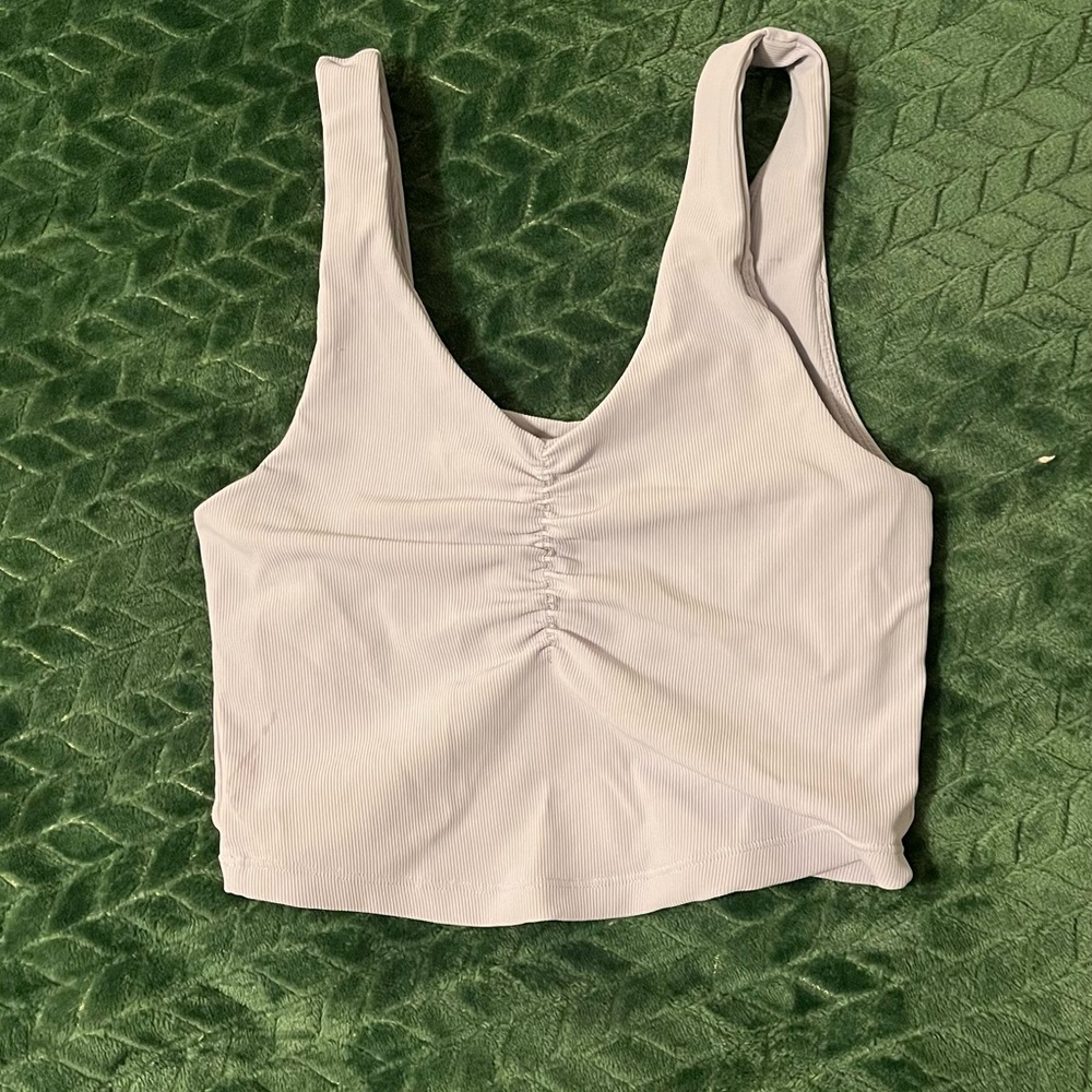 Light Purple Women's Crop Top/Sports Bra